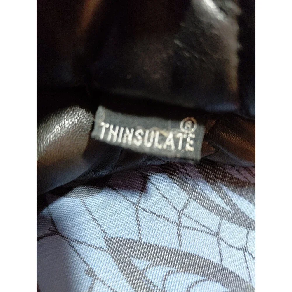 Gordini Black Soft Leather Ski Gloves Insulated Women’s Large - Picture 8 of 8